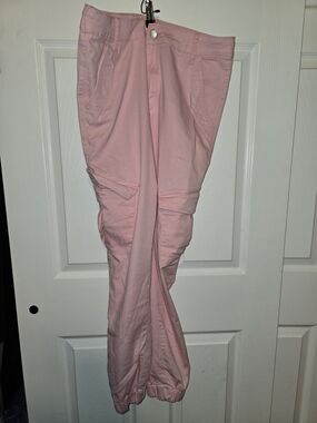 VIP Light Pink Cargo Joggers for Women